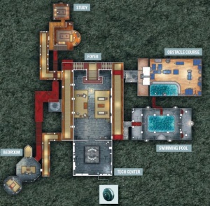 Layout of the Croft Manor