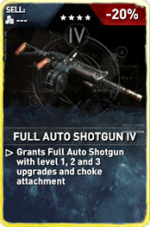 Full Auto Shotgun (Expedition Card) - WikiRaider